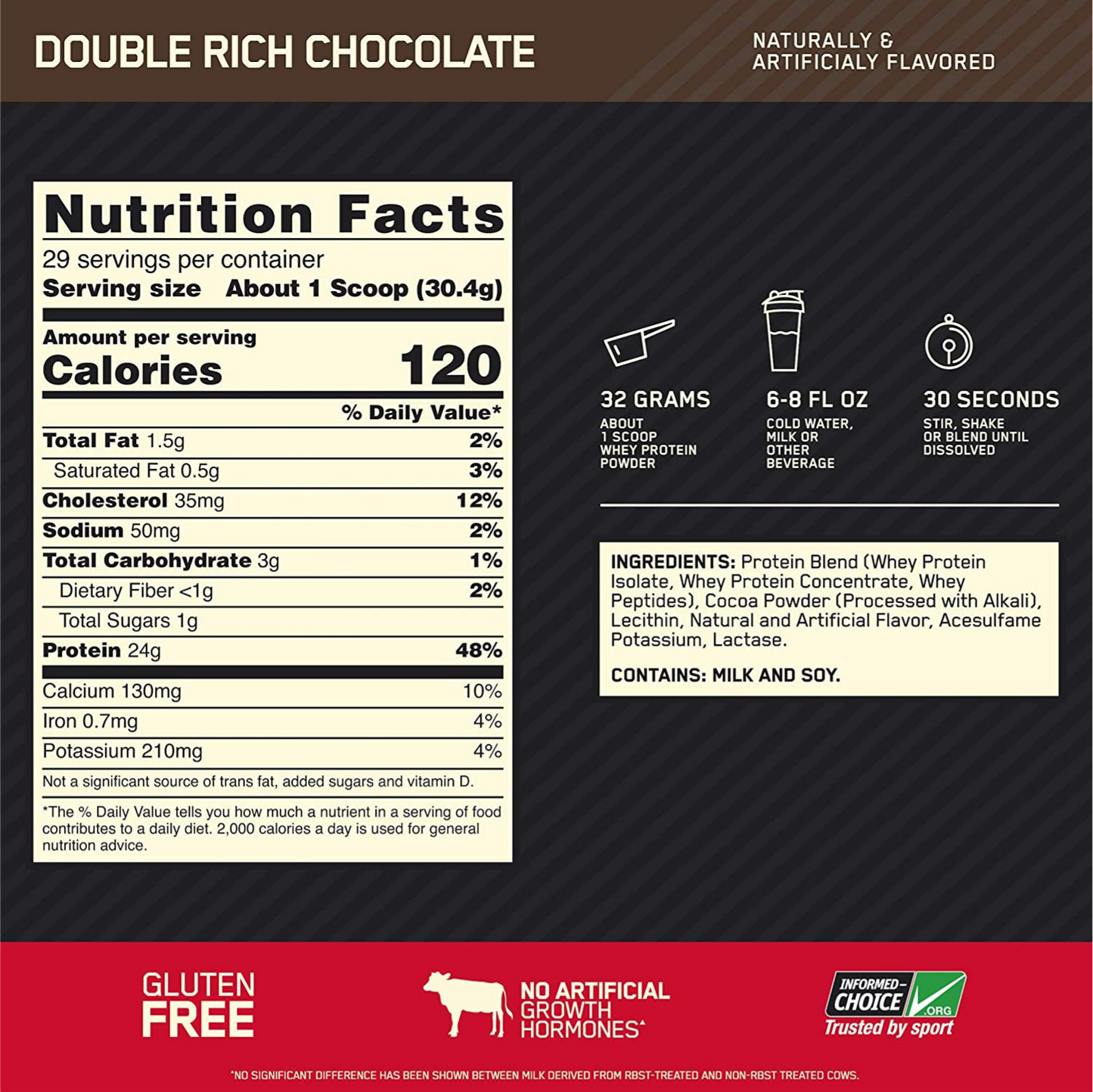 Optimum Nutrition | Gold Standard Whey 2Ib