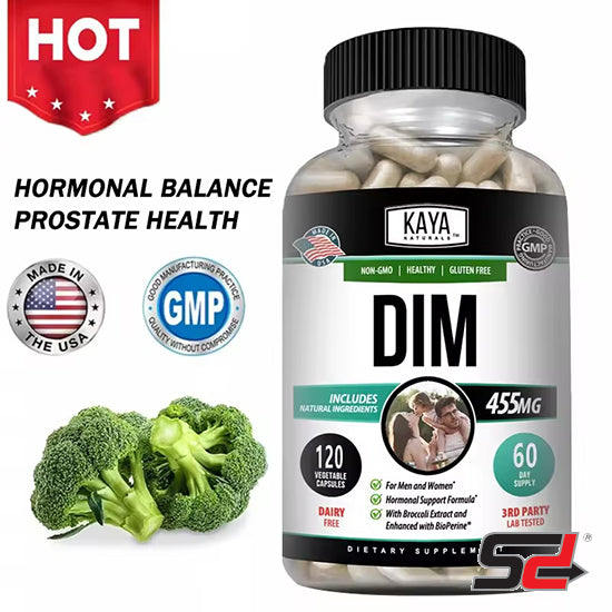 DIM Supplement for Men and Women | Herbal Supplement for Hormone Balance, Menopause and Prostate