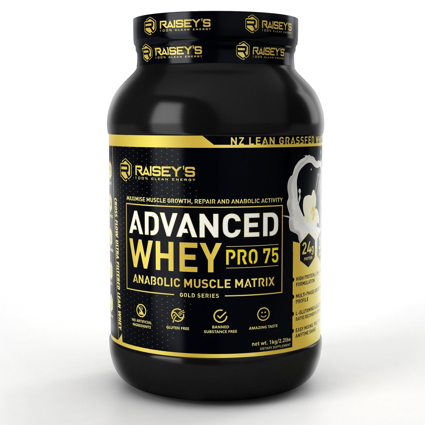 PRO75 Whey Protein 1kg - Supplements Direct®