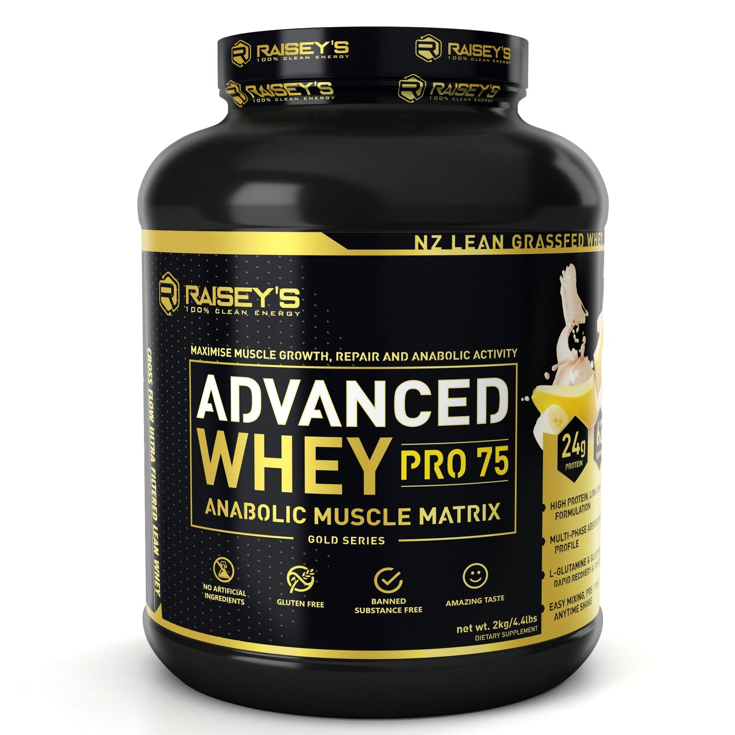 PRO75 Whey Protein 2kg - Supplements Direct®