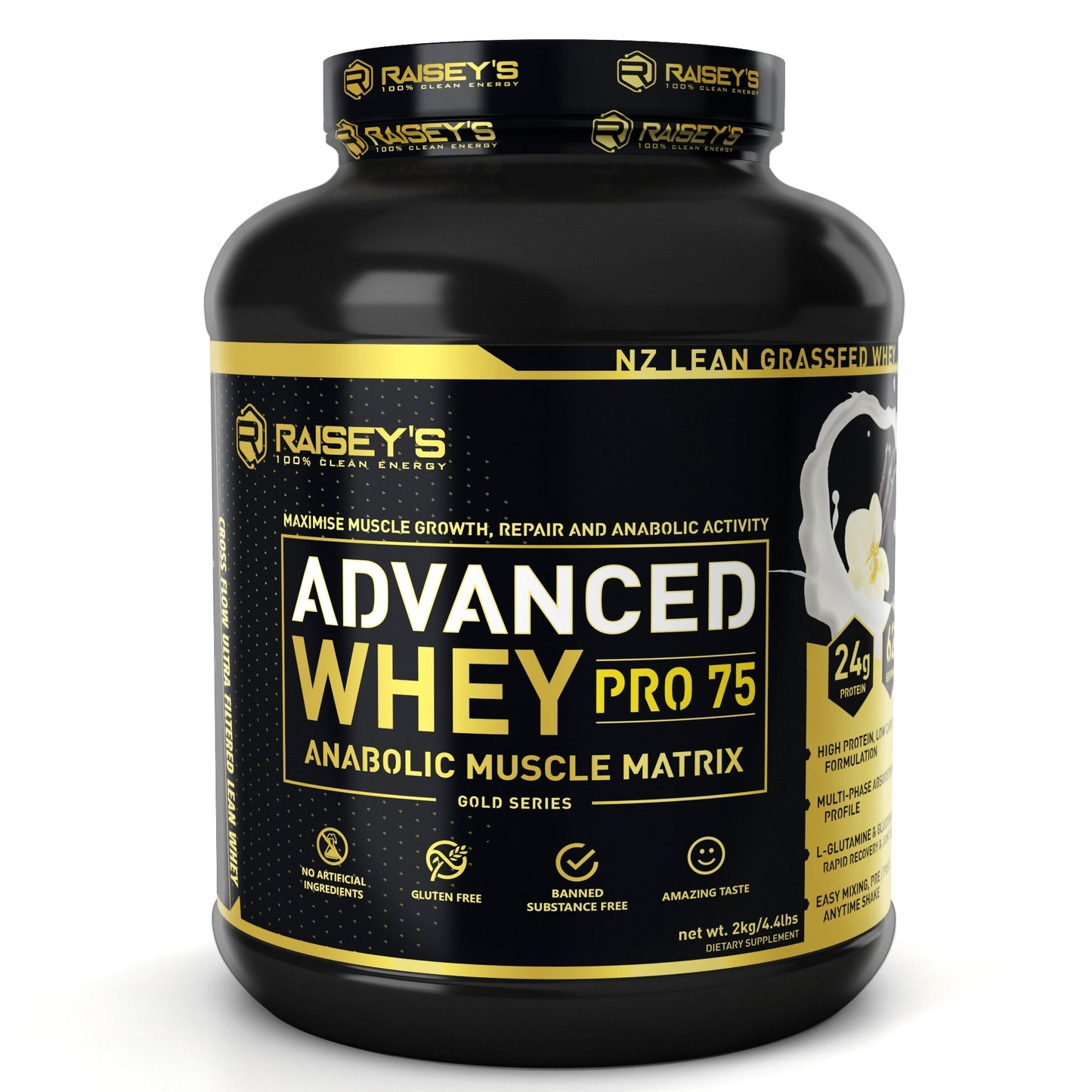 PRO75 Whey Protein 2kg - Supplements Direct®