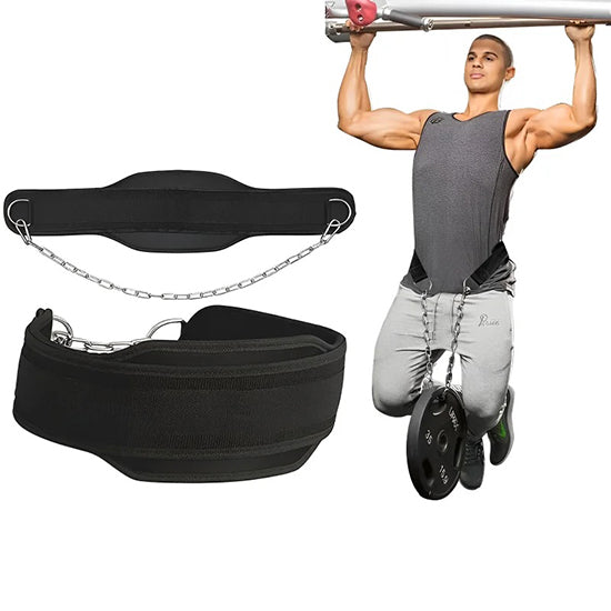 Weight Lifting Belt With Chain