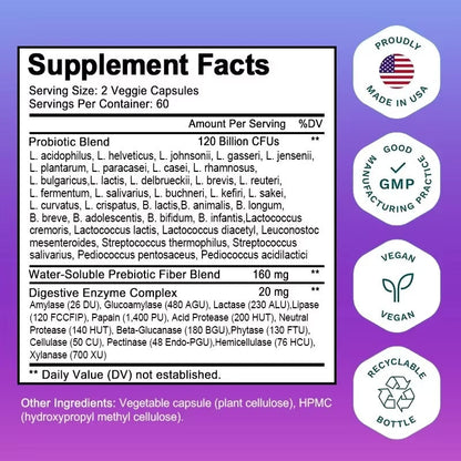 Probiotics 120 Billion CFU