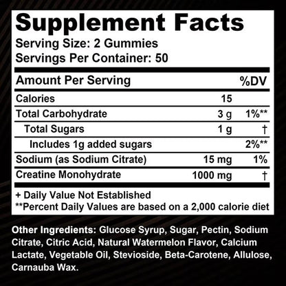 Creatine Monohydrate Gummies 