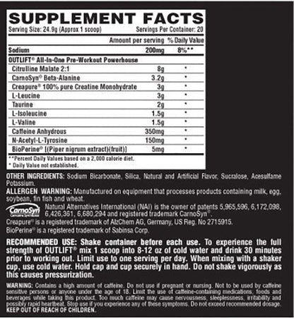 Nutrex | Outlift Pre Workout