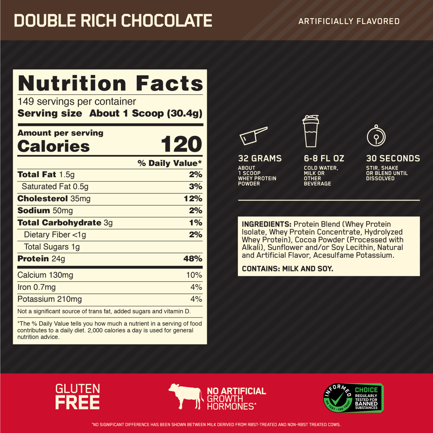 Optimum Nutrition | Gold Standard Whey 10Ib